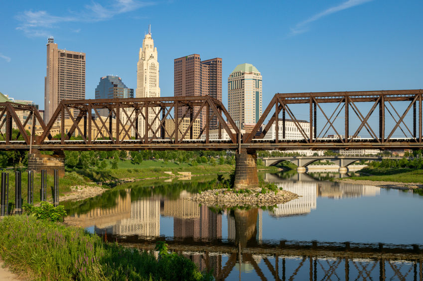 The Skyline of Columbus, OH